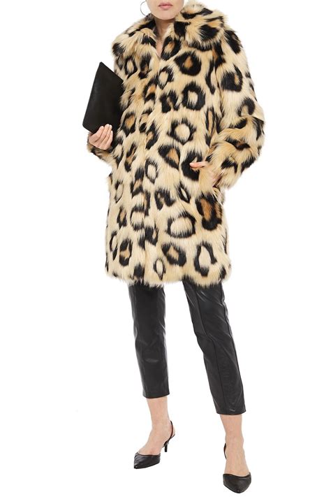 leopard print michael kors coat|Michael Kors sequin jacket.